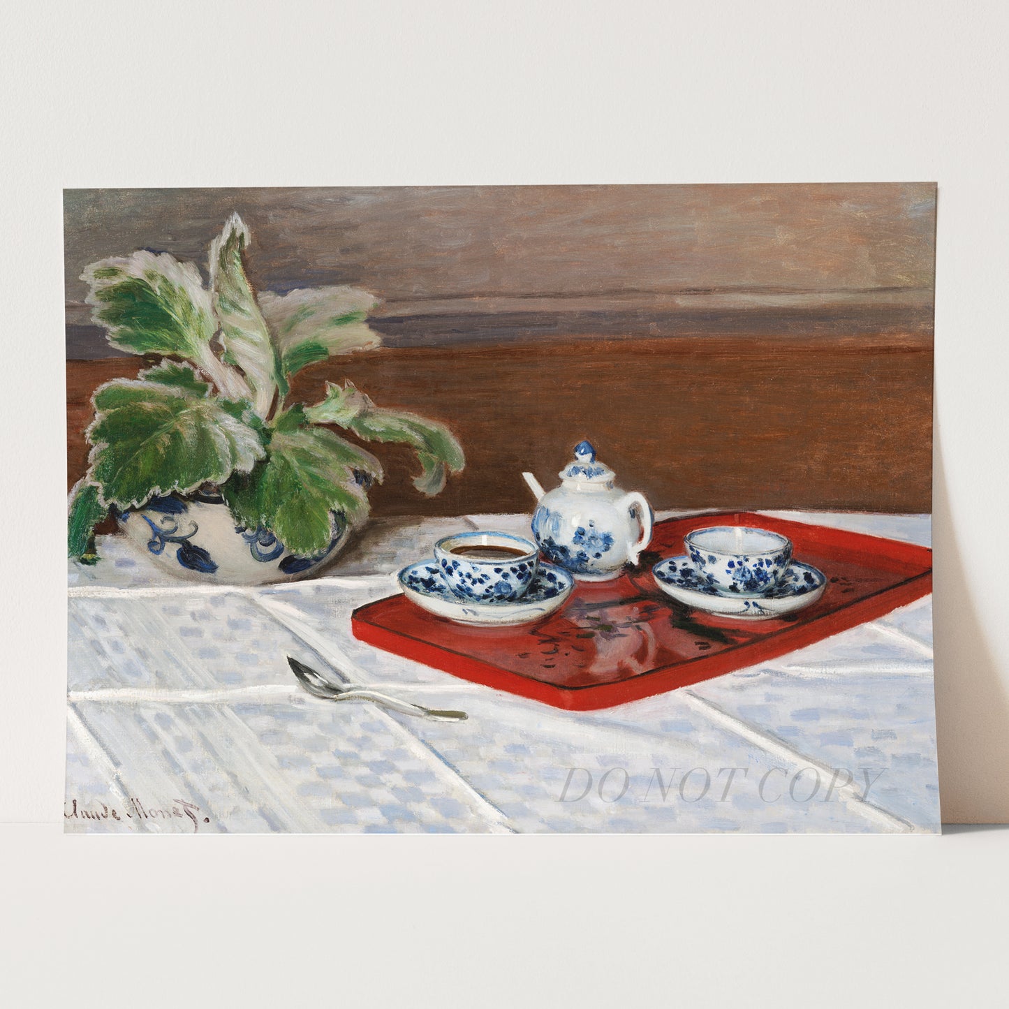 Still Life, Tea Service (1872) by Claude Monet