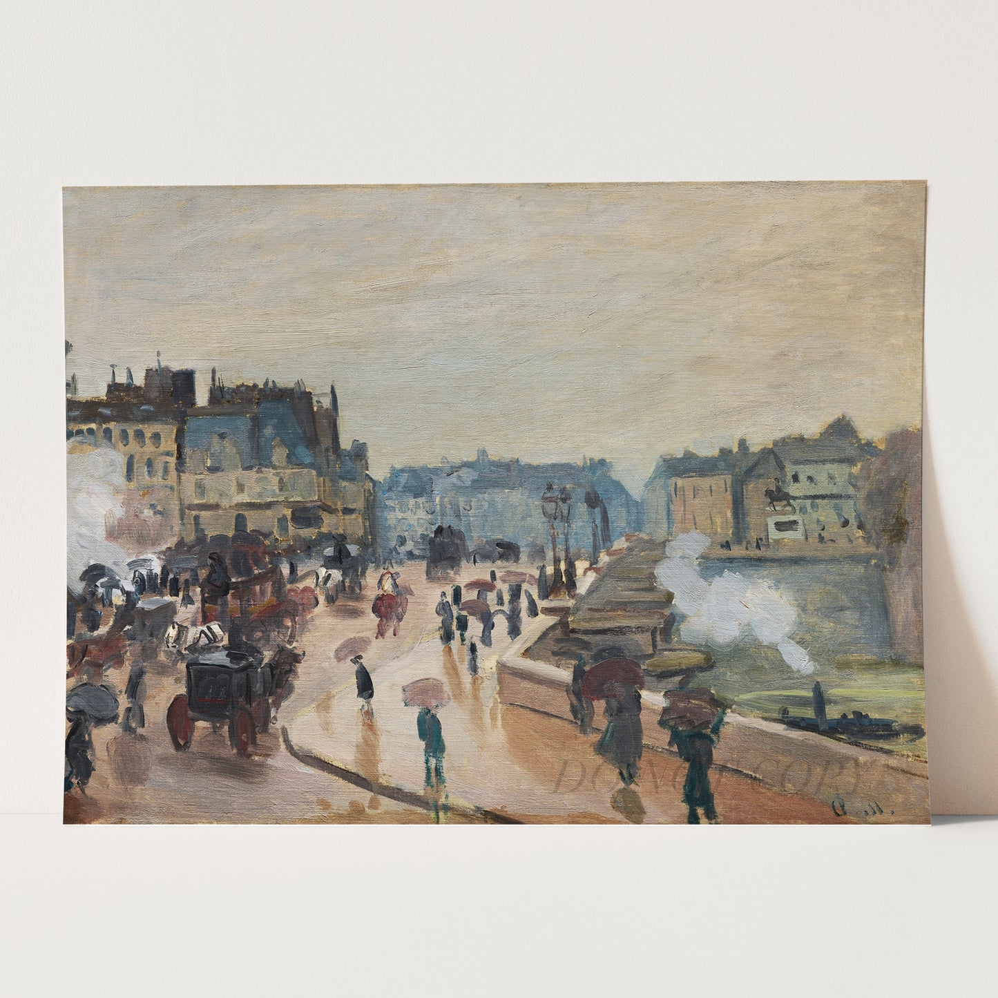 The Pont Neuf (1871) by Claude Monet