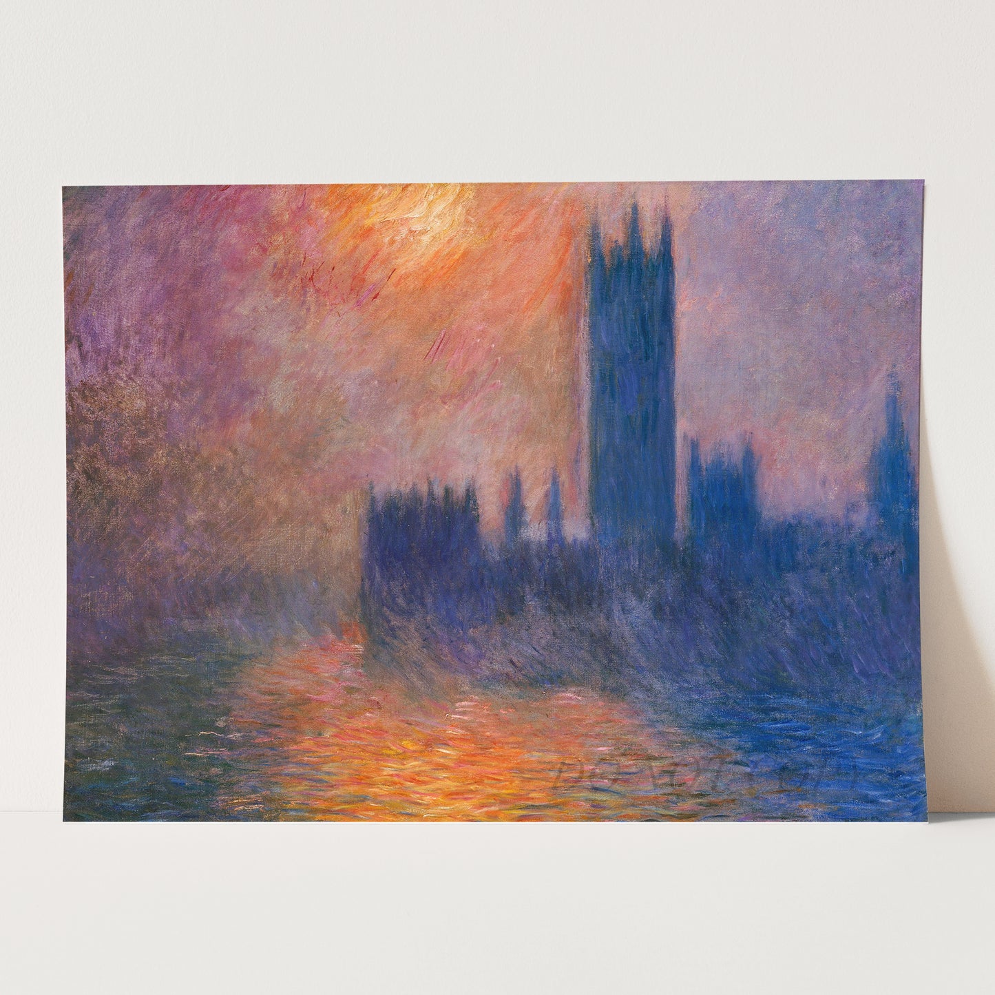 The Houses of Parliament, Sunset (1904) by Claude Monet