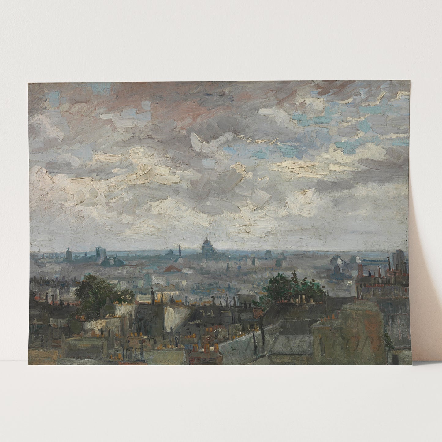 View of Paris (1886) by Van Gogh