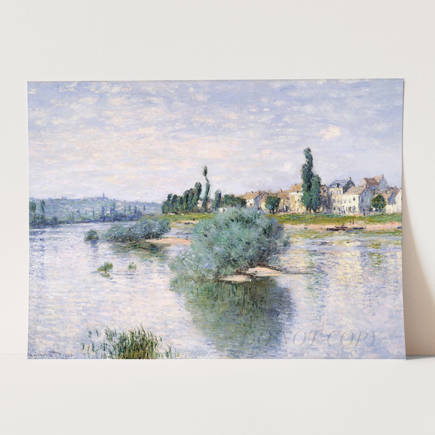 The Seine at Lavacourt (1880) by Claude Monet