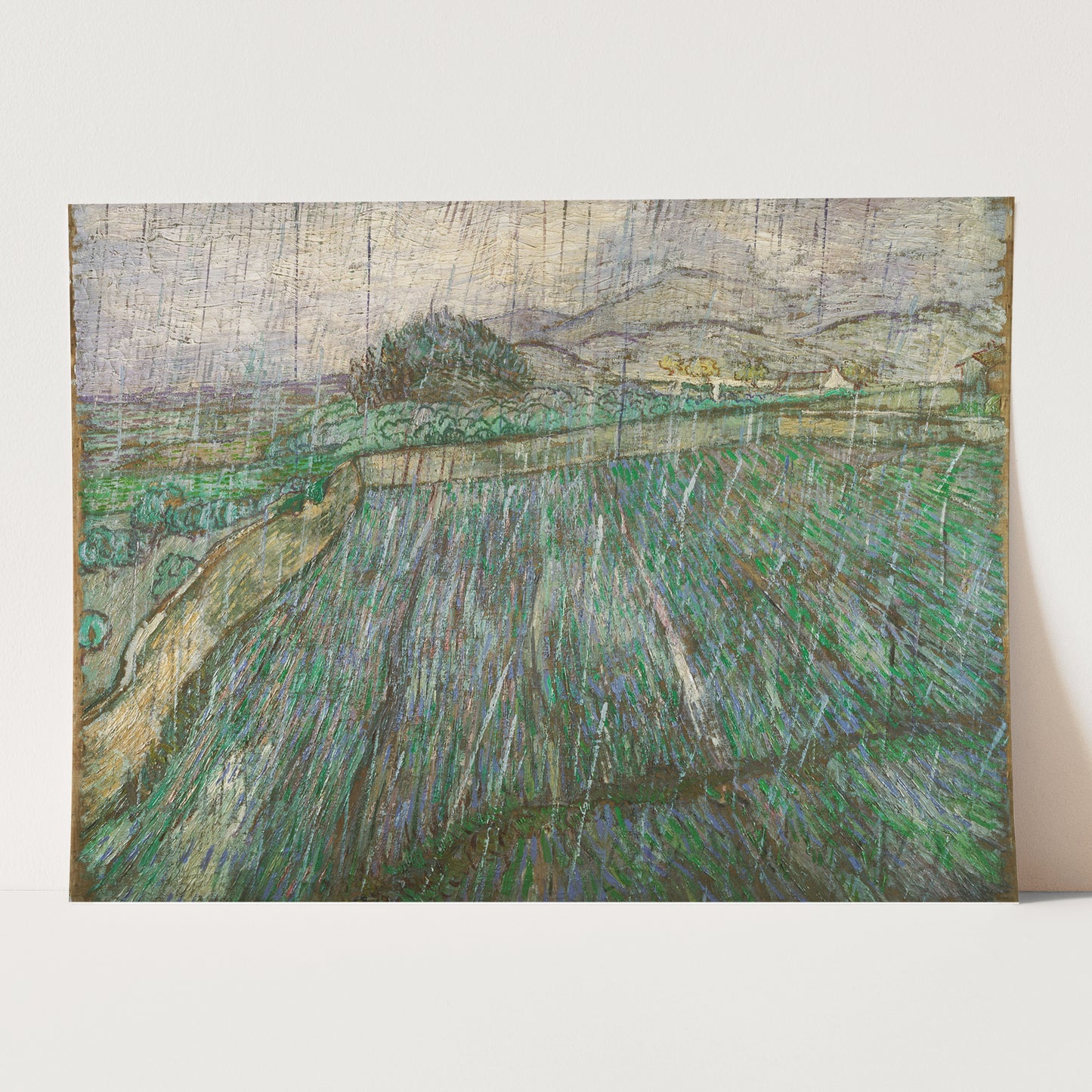 Dutch Rain (1889) by Van Gogh