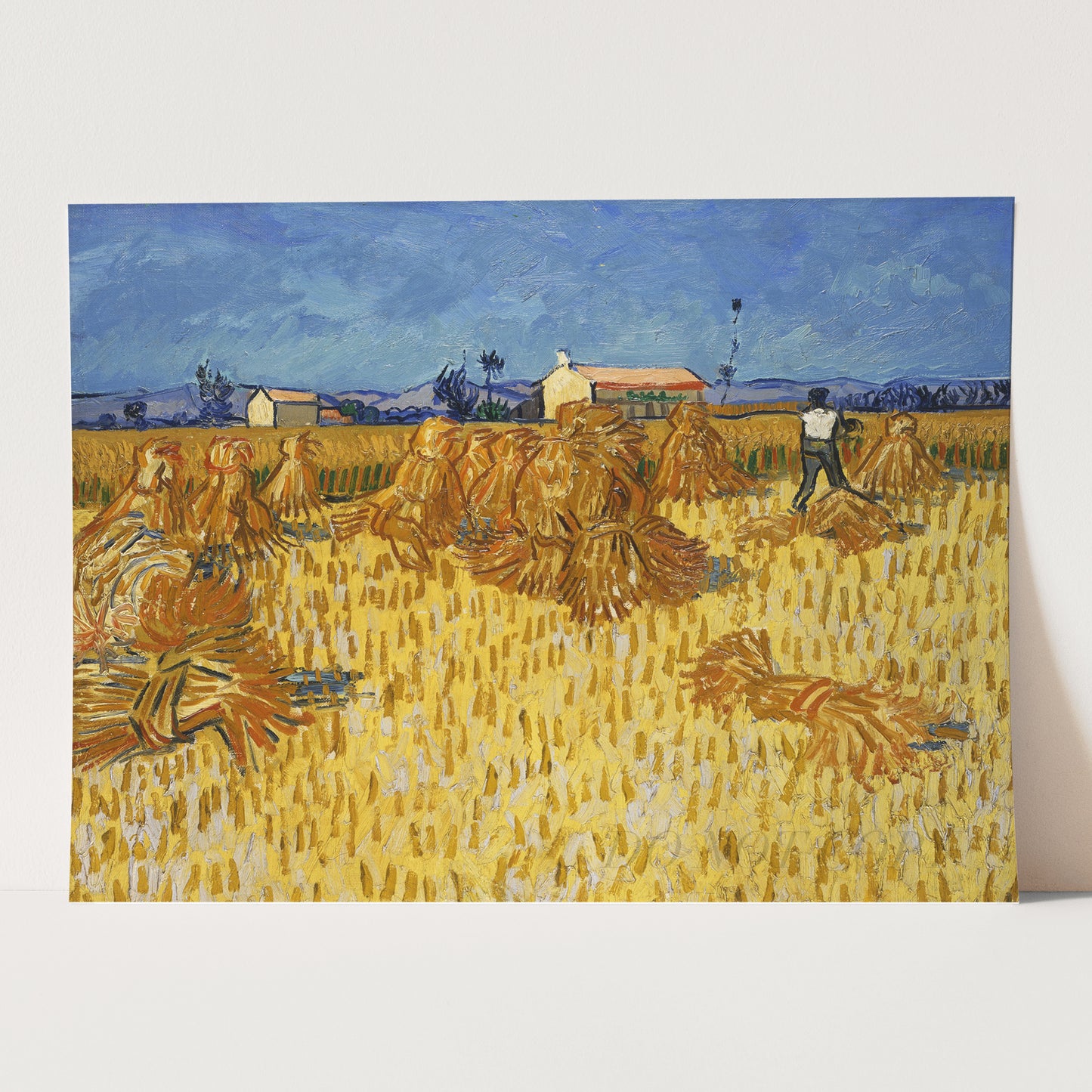Harvest in Provence (1888) by Van Gogh