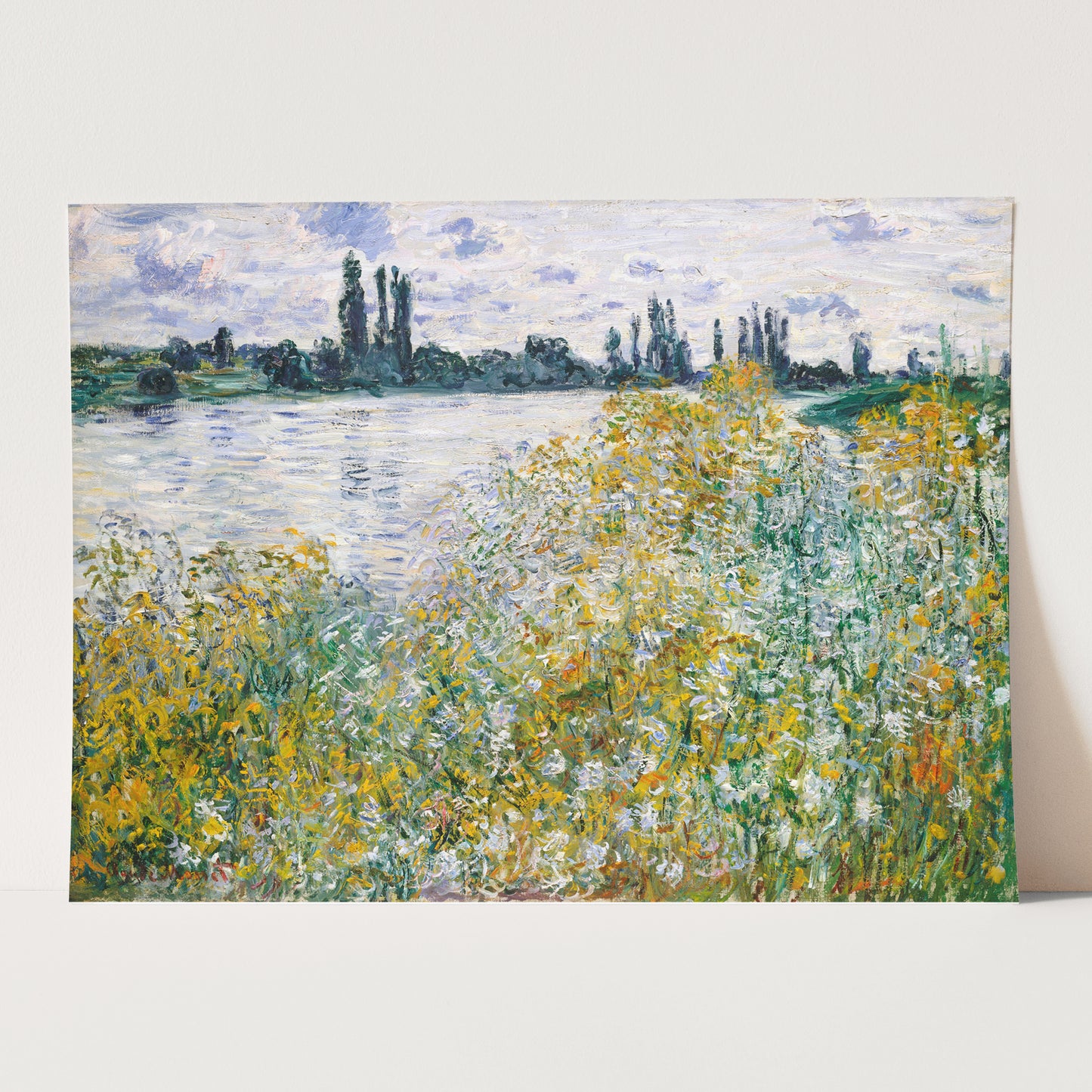 Île aux Fleurs near Vétheuil (1880) by Claude Monet