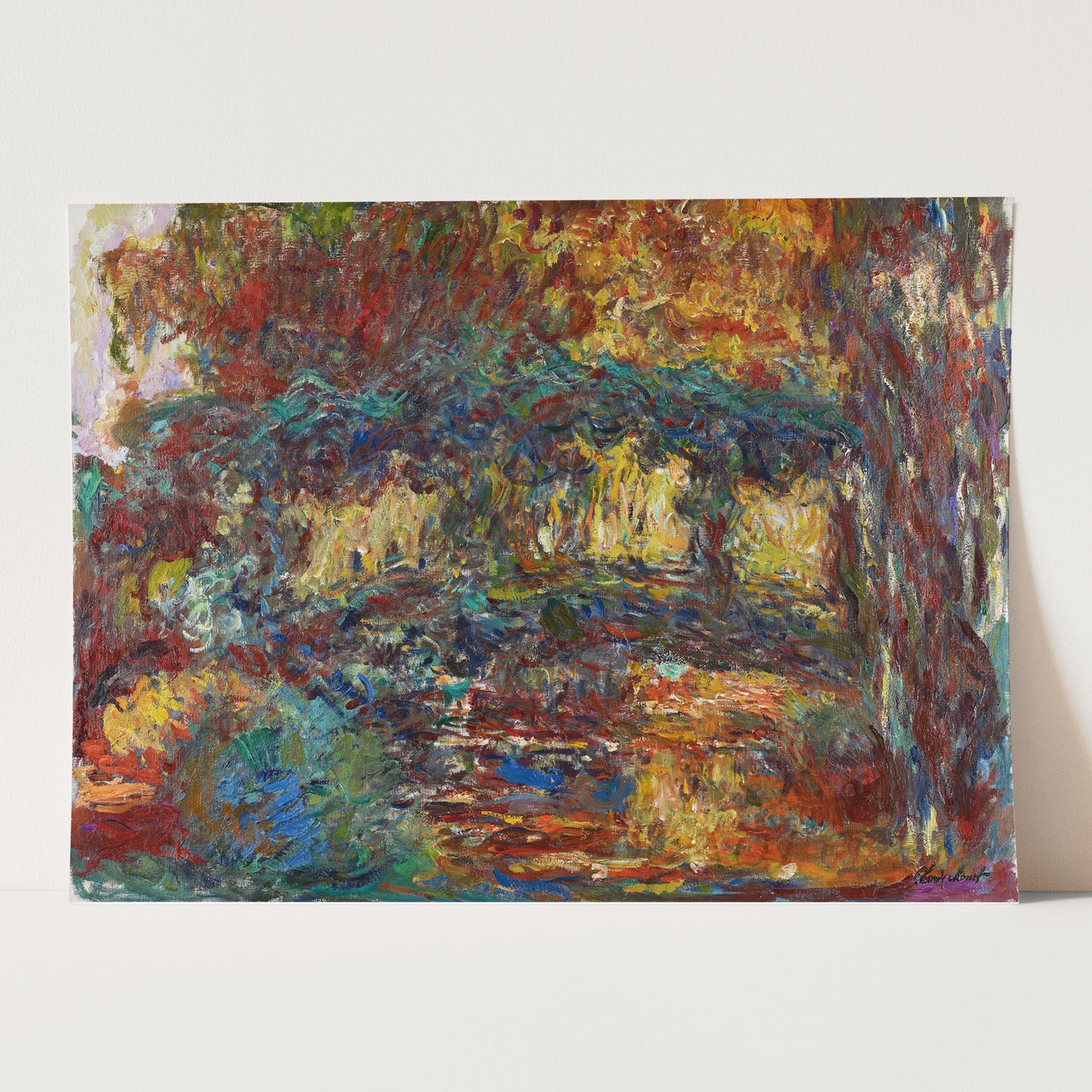 The Japanese Footbridge (1920–1922) by Claude Monet