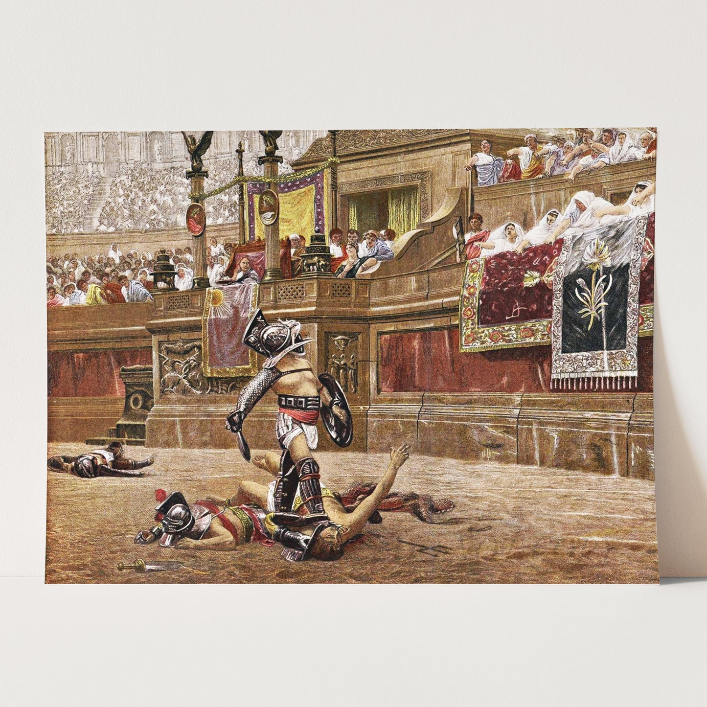 The Winning Gladiator, Pollice Verso