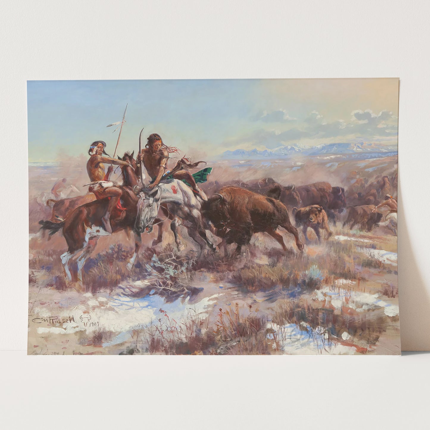 The Wounded Buffalo Charles M Russell