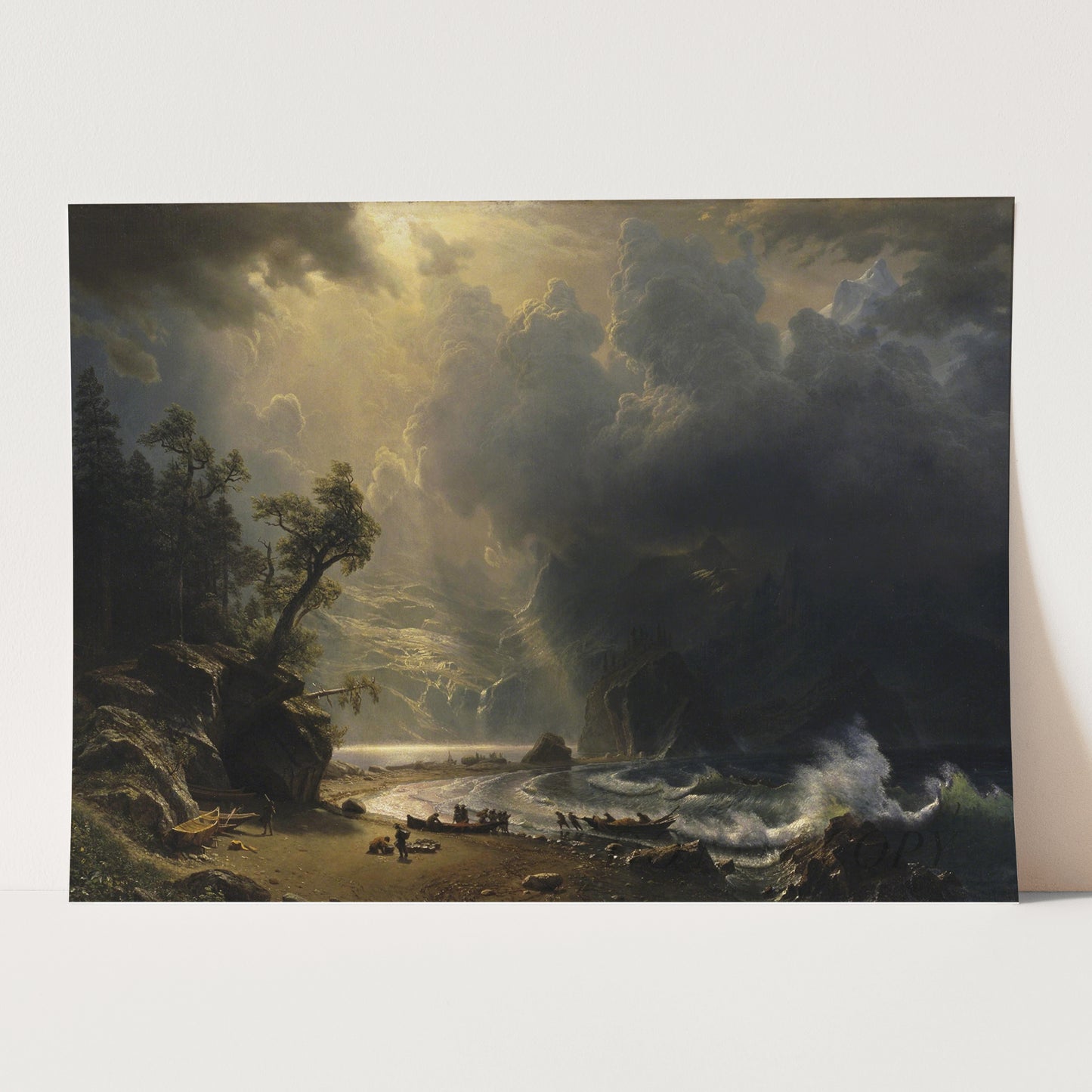 Puget Sound on the Pacific Coast (1870) by Albert Bierstadt