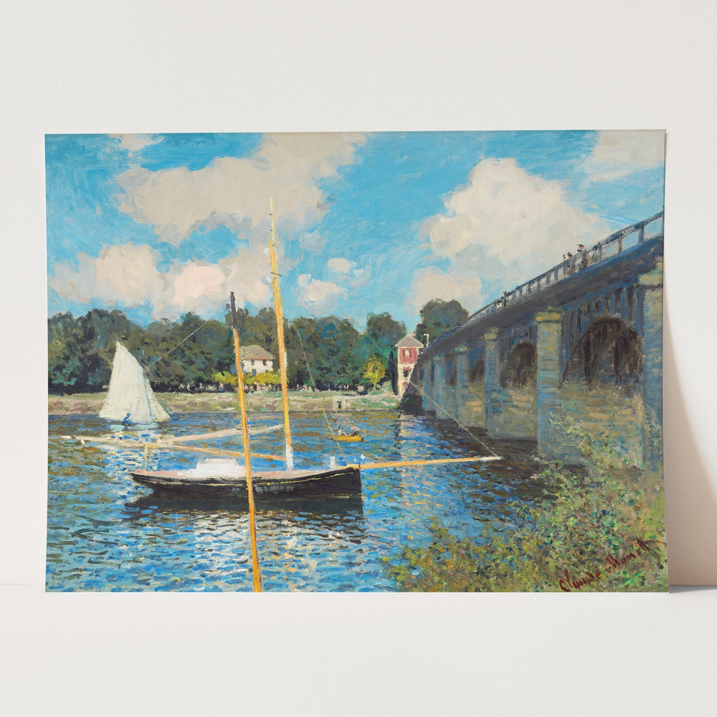 The Bridge at Argenteuil (1874) by Claude Monet