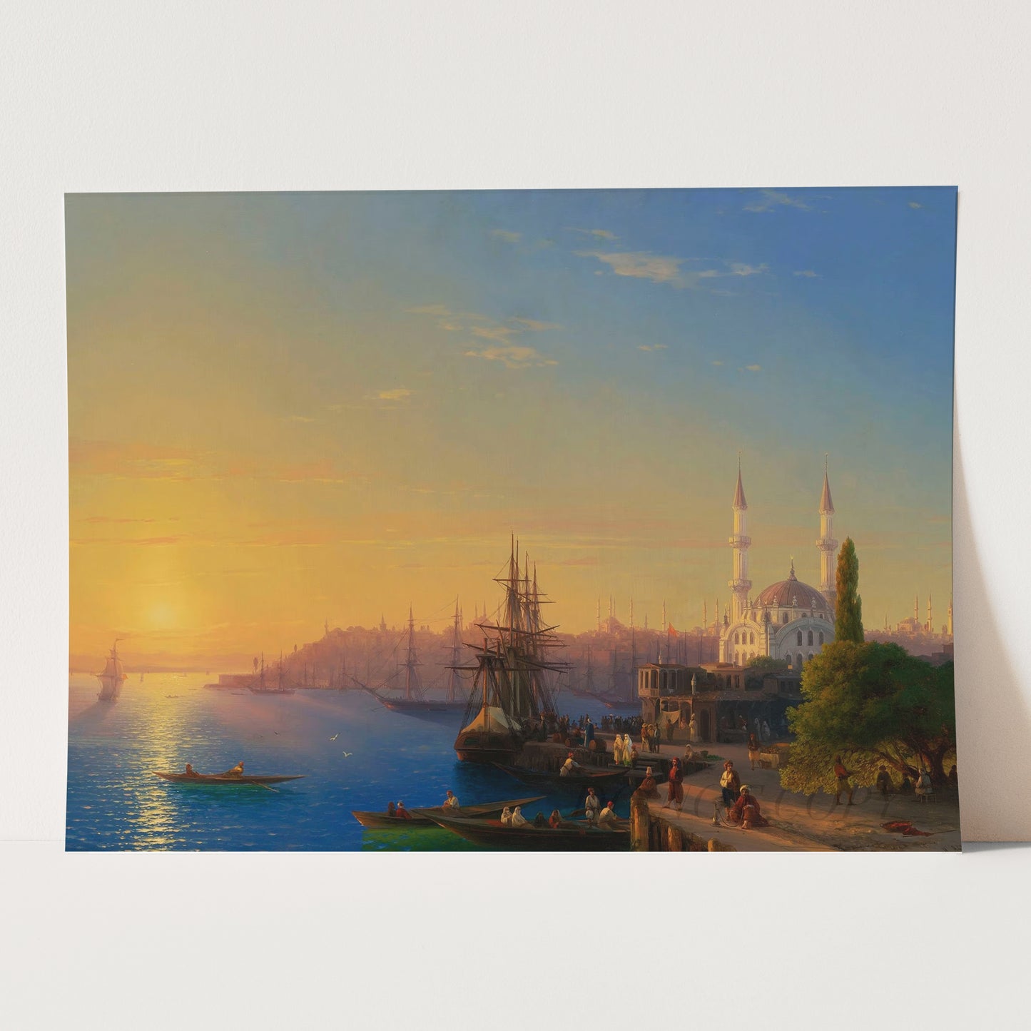 View of Constantinople and the Bosphorus (1856) by Ivan Konstantinovich Aivazovsky