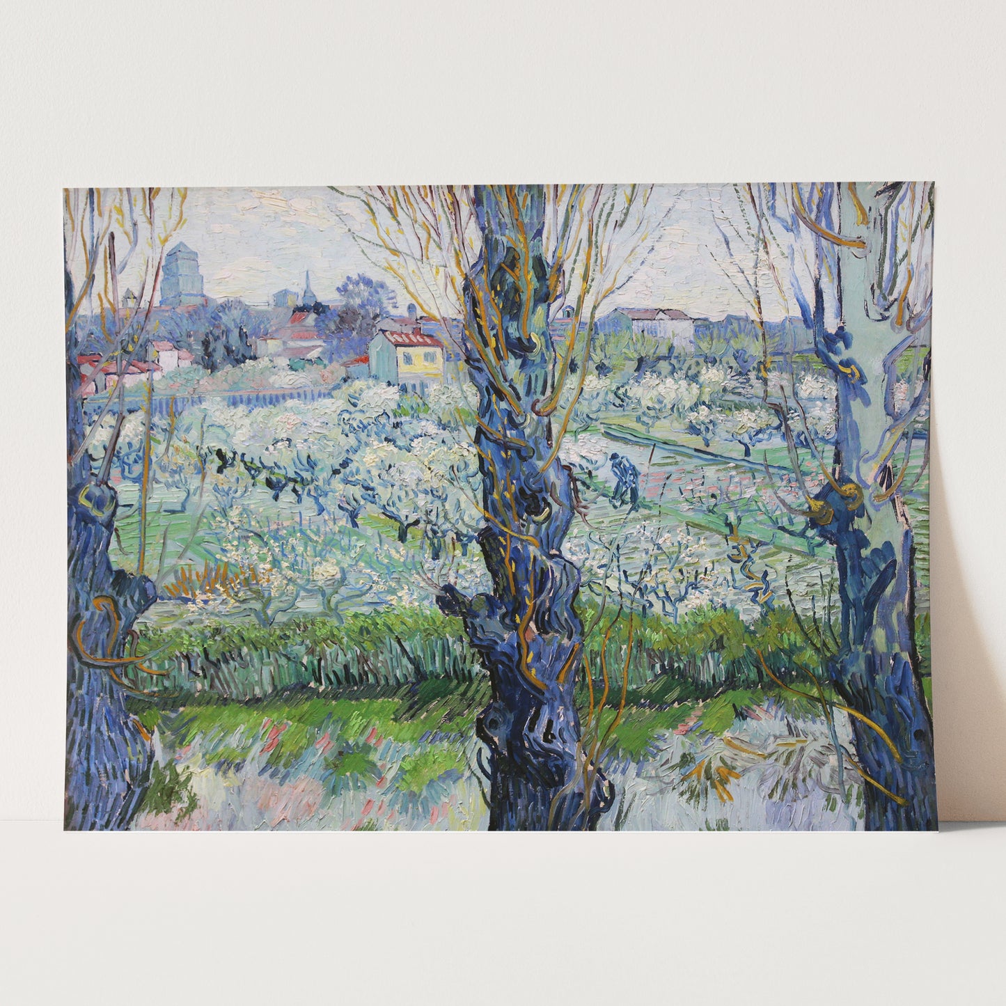View of Arles, Flowering Orchards (1889) by Van Gogh