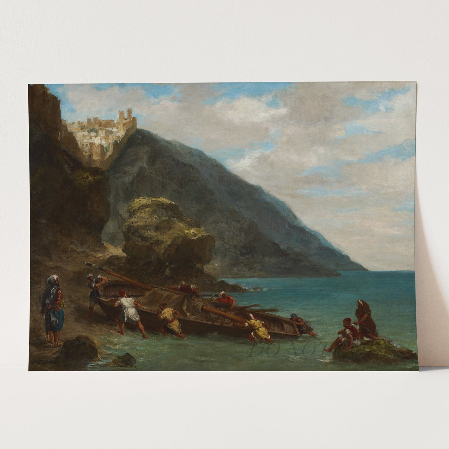 View of Tangier from the Seashore (1856-1858) by Eugène Delacroix