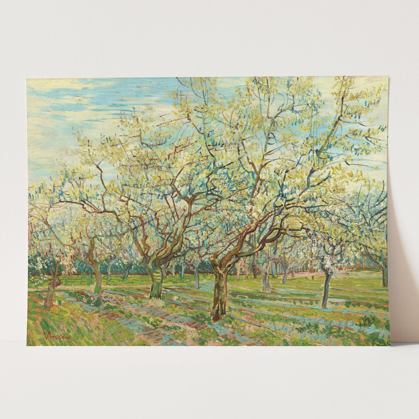 The White Orchard (1888) by Van Gogh