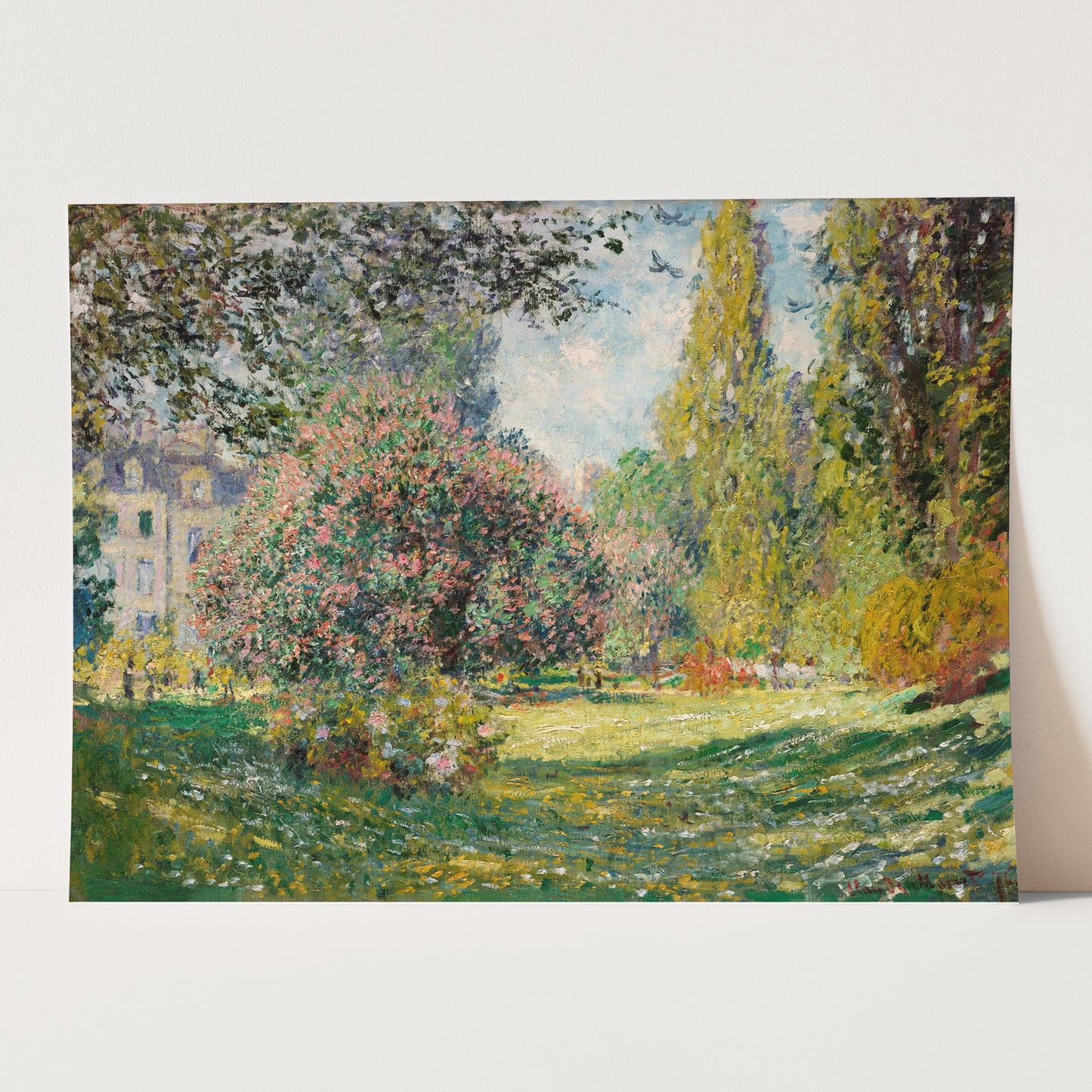 The Parc Monceau (1876) by Claude Monet