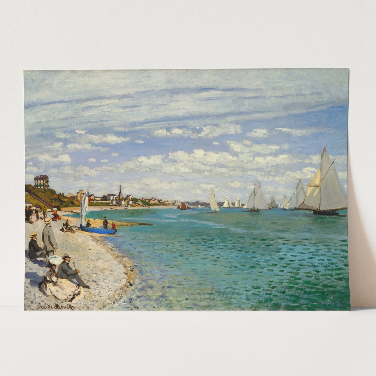 Regatta at Sainte-Adresse (1867) by Claude Monet