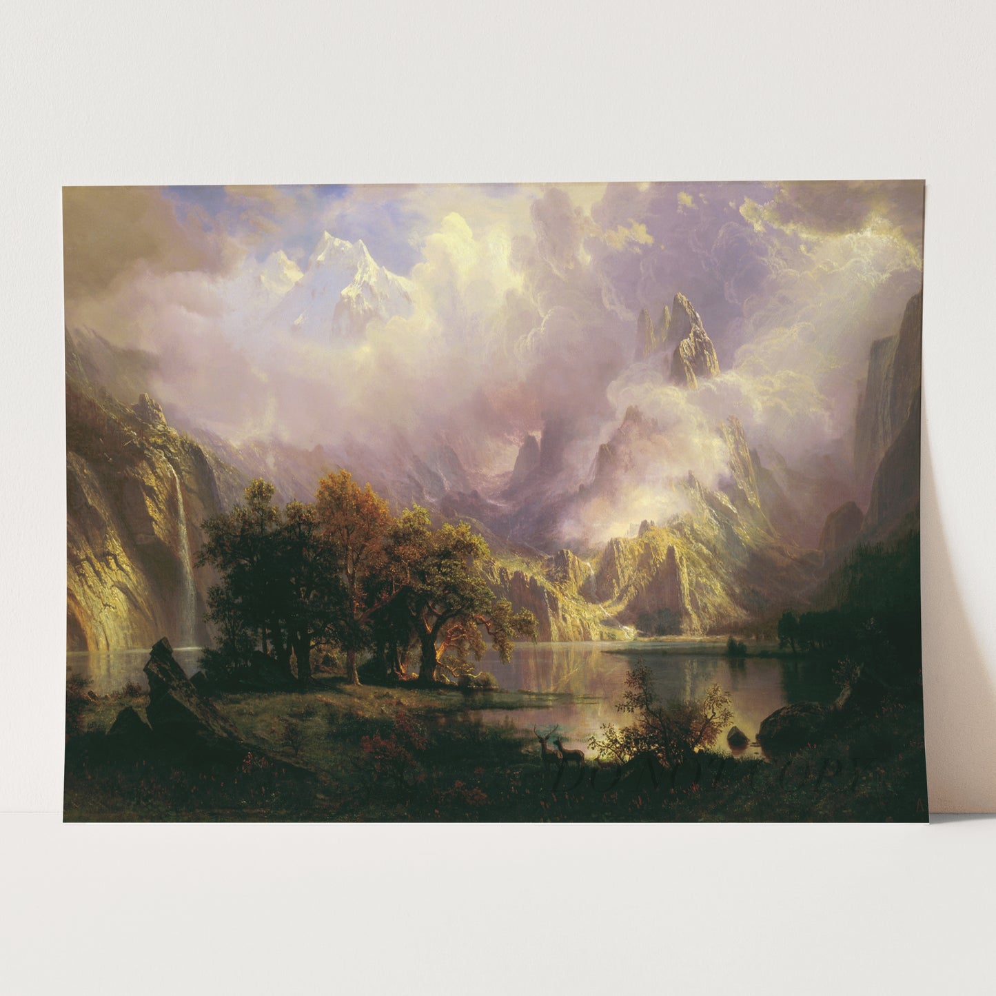 Rocky Mountain Landscape (1870) by Albert Bierstadt