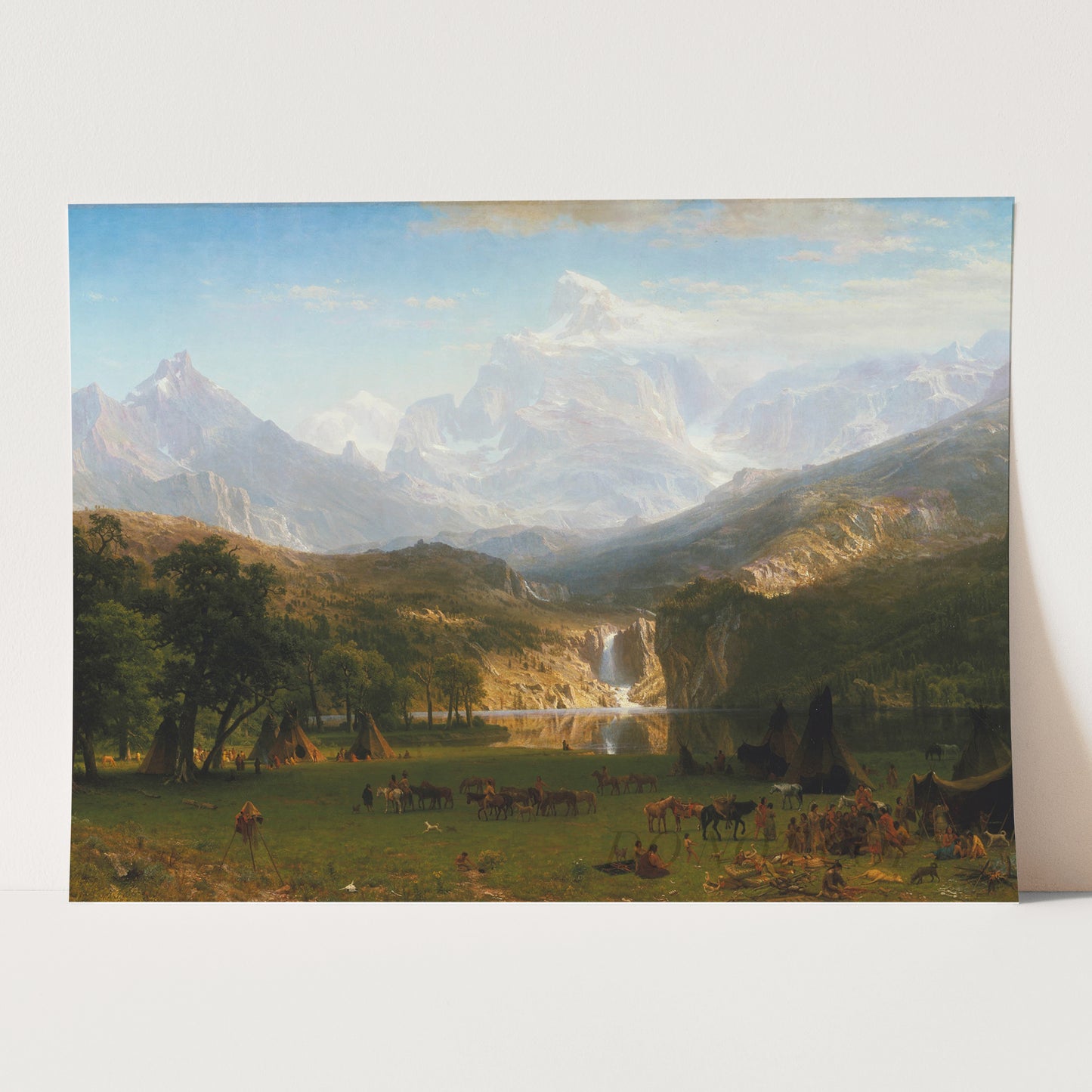 The Rocky Mountains, Lander's Peak (1863) by Albert Bierstadt