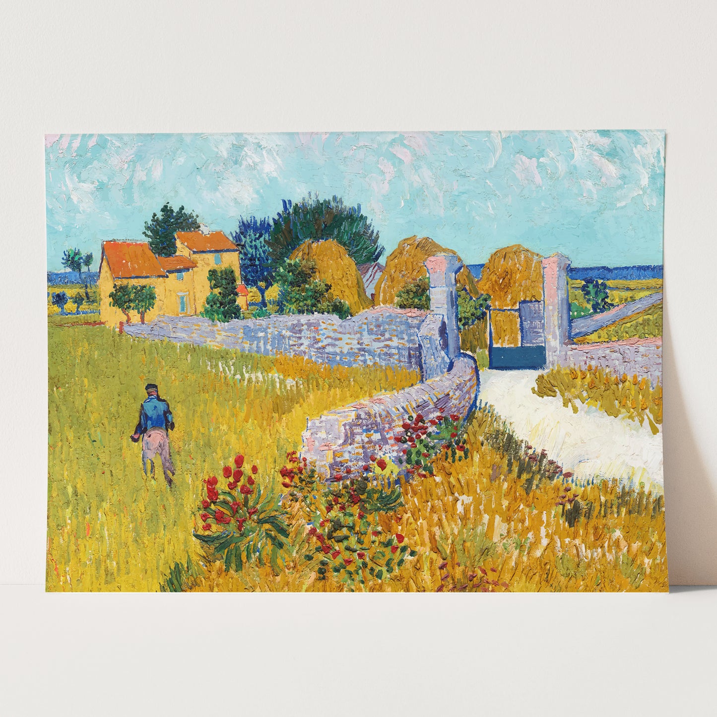 Farmhouse in Provence (1888) by Van Gogh