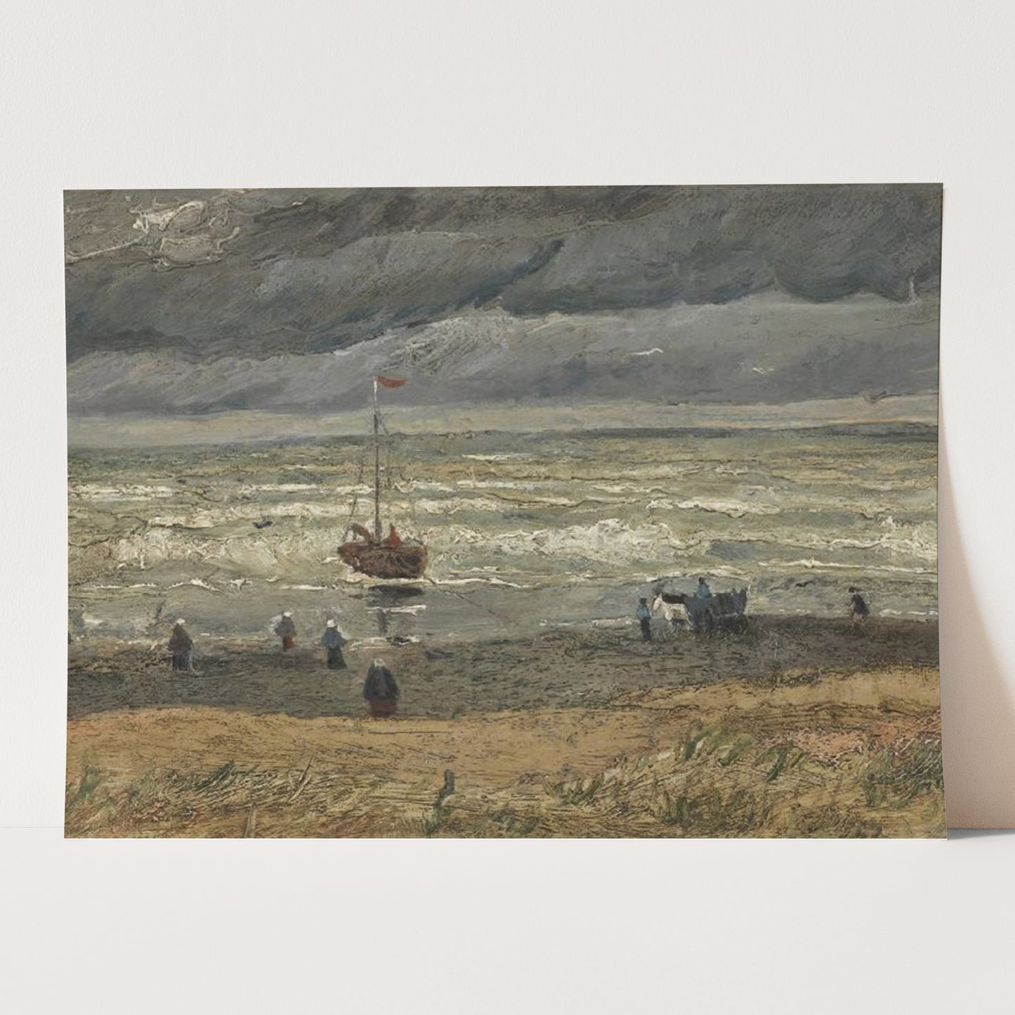 View of the Sea at Scheveningen (1882) by Van Gogh