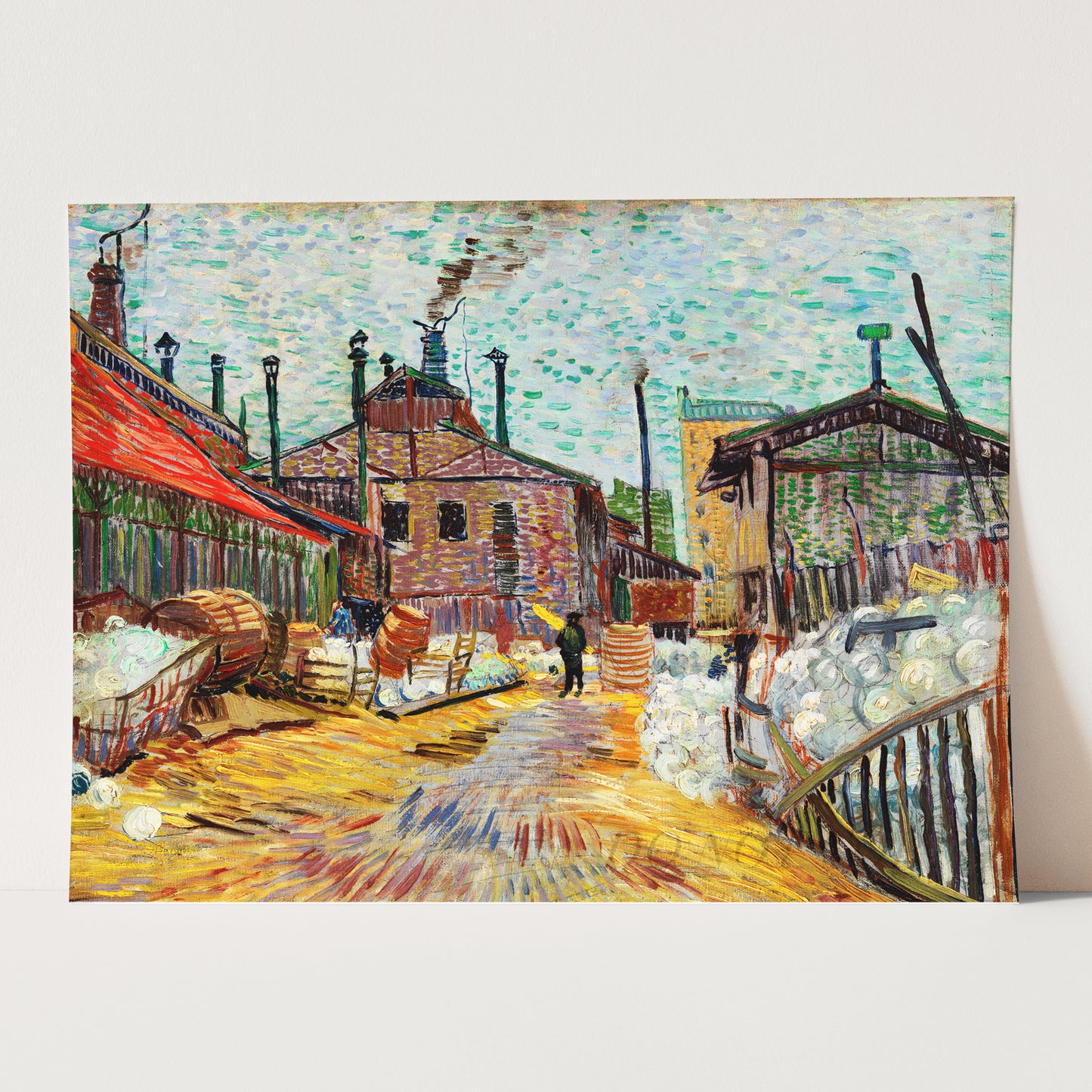 The Factory (1887) by Van Gogh