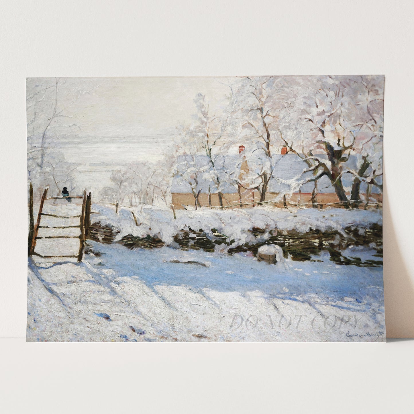 The Magpie (1868–1869) by Claude Monet