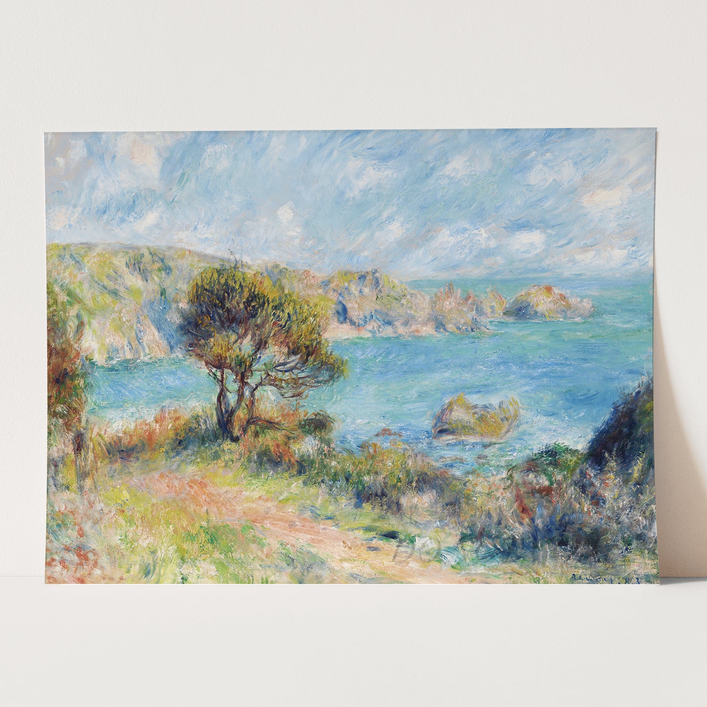 View at Guernsey (1883) by Pierre-Auguste Renoir