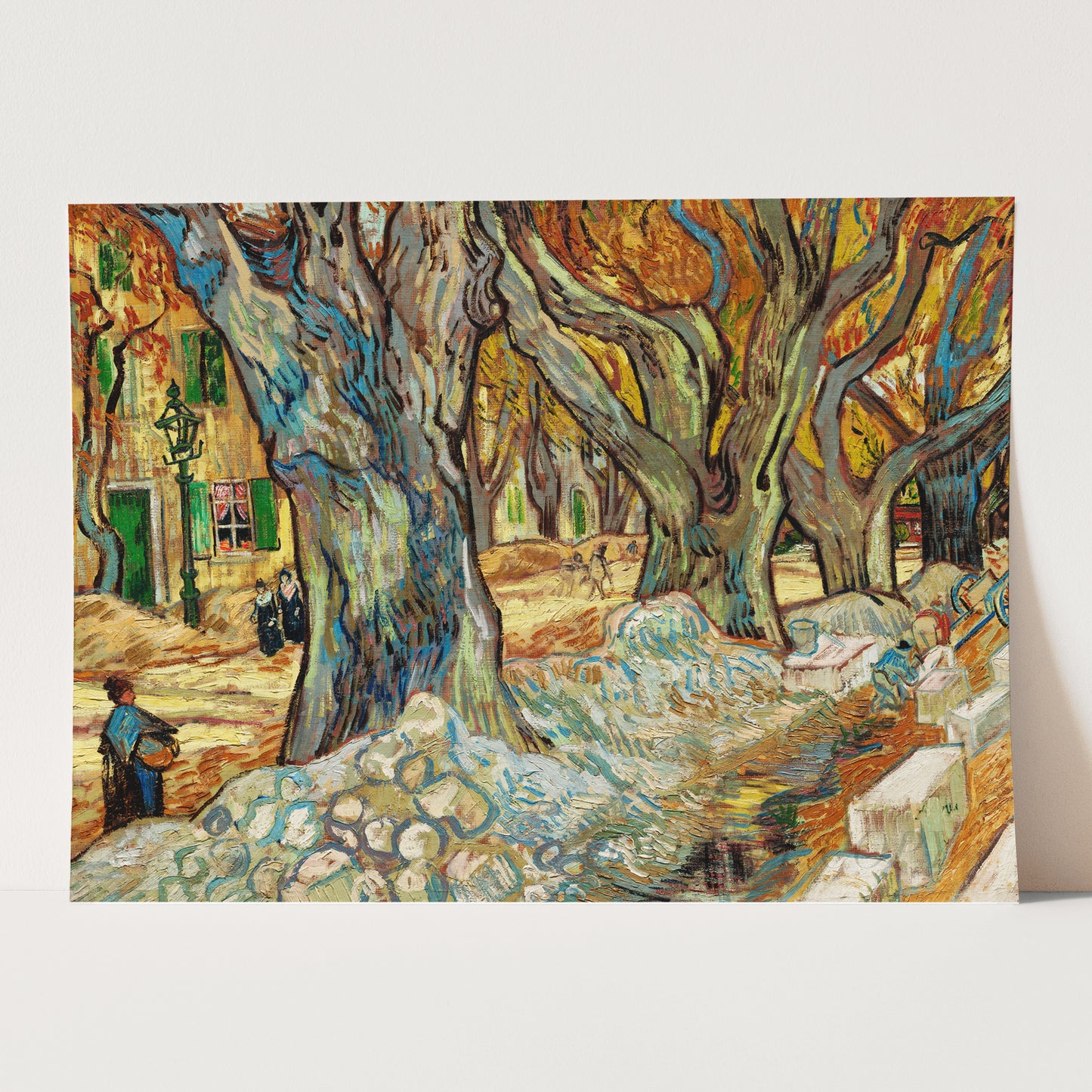 The Large Plane Trees (1889) by Van Gogh