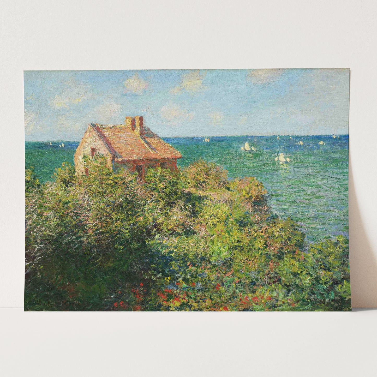 Fisherman's Cottage at Varengeville by Claude Monet