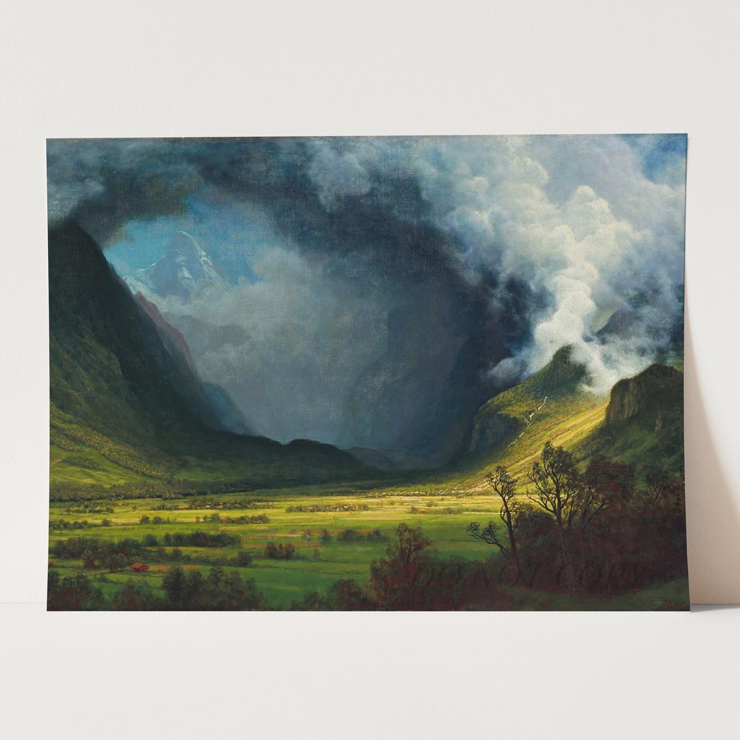 Storm in the Mountains by Albert Bierstadt
