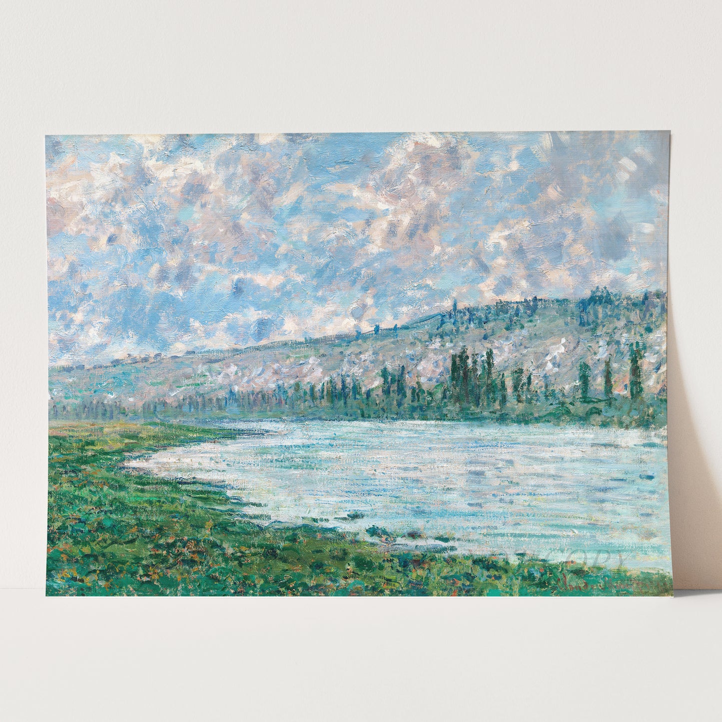 The Seine at Vétheuil (1880) by Claude Monet