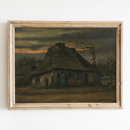 The Cottage (1885) by Van Gogh