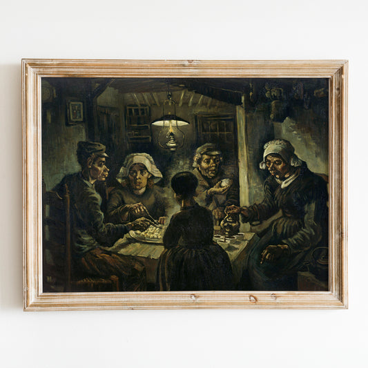 The Potato Eaters (1885) by Van Gogh