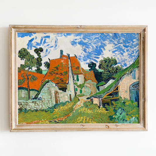 Street in Auvers-sur-Oise (1890) by Van Gogh