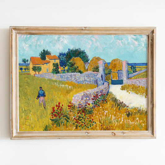 Farmhouse in Provence (1888) by Van Gogh