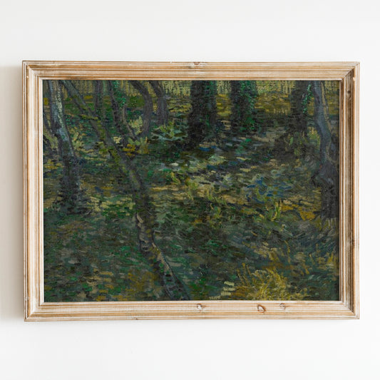 Undergrowth (1889) by Van Gogh