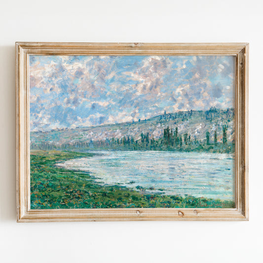 The Seine at Vétheuil (1880) by Claude Monet