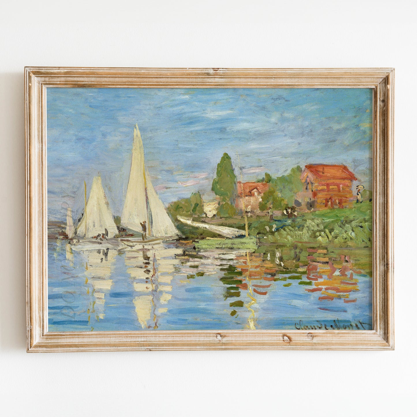 Regattas at Argenteuil (1872) by Claude Monet