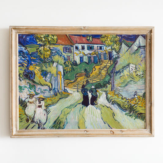 Stairway at Auvers (1890) by Van Gogh