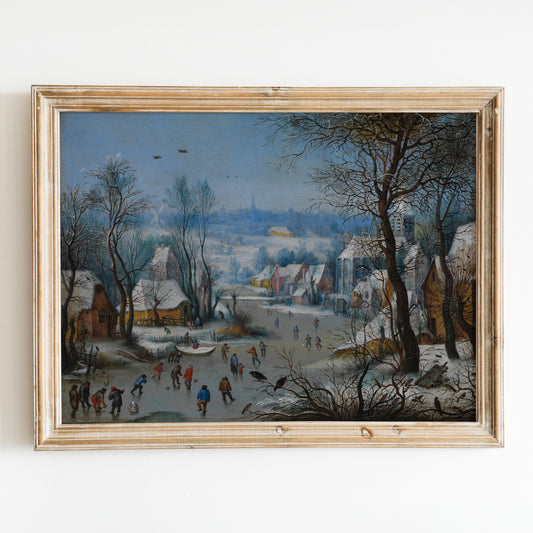 Winter Scenery by Pieter Bruegel the Elder