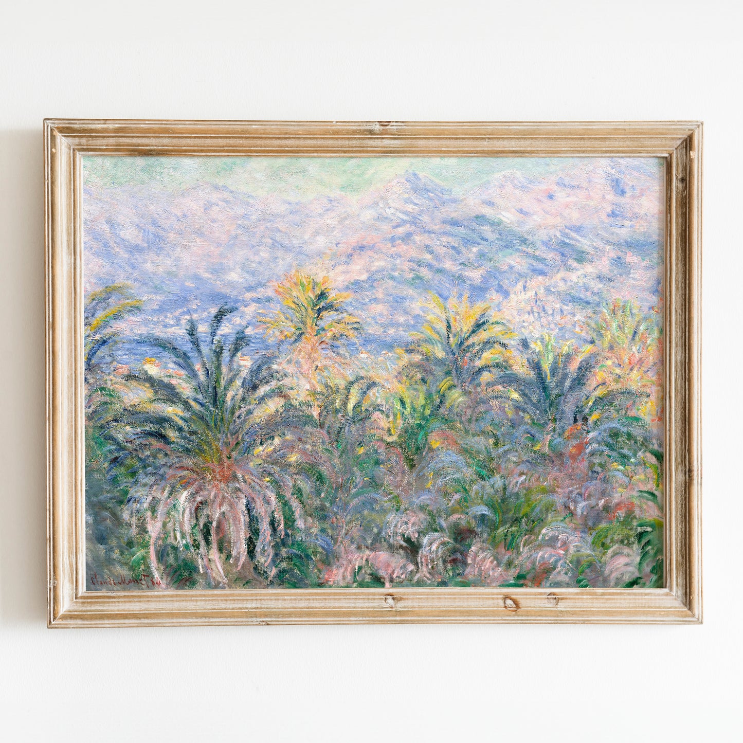 Palm Trees at Bordighera (1884) by Claude Monet