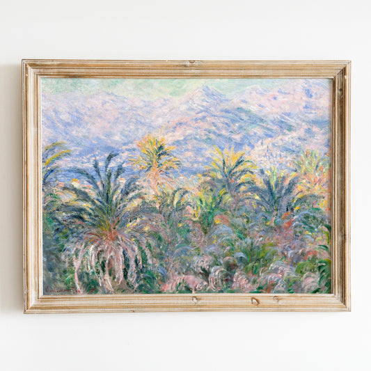 Palm Trees at Bordighera (1884) by Claude Monet