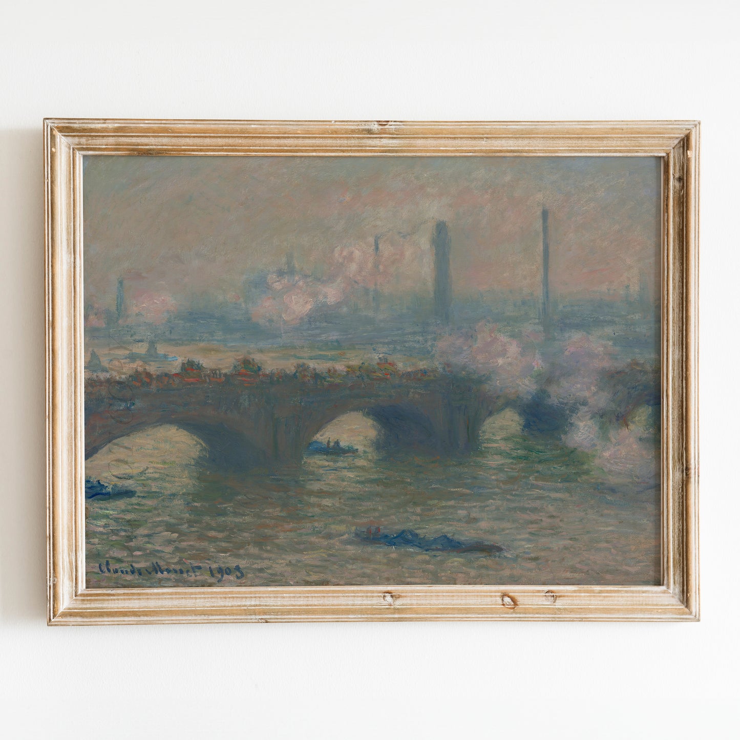 Waterloo Bridge, Gray Day (1903) by Claude Monet