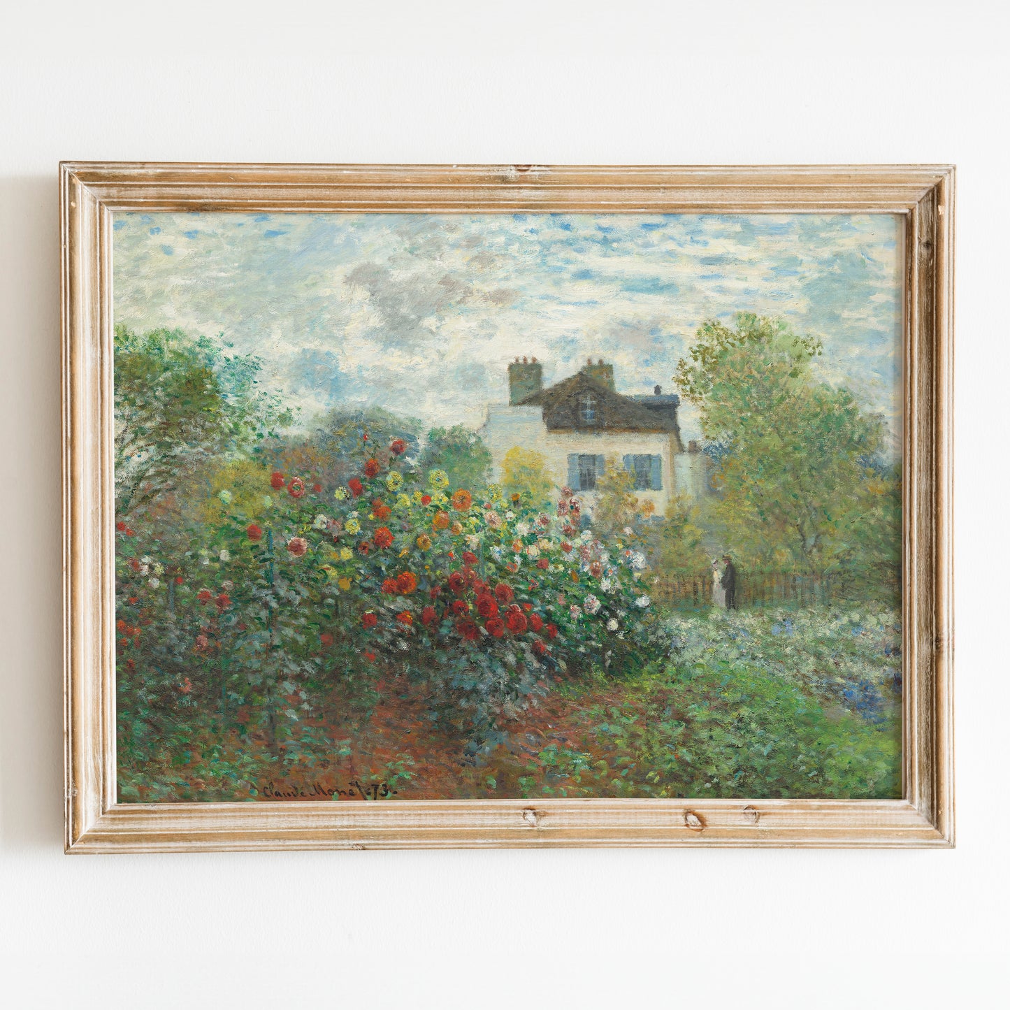 The Artist's Garden in Argenteuil (1873) by Claude Monet