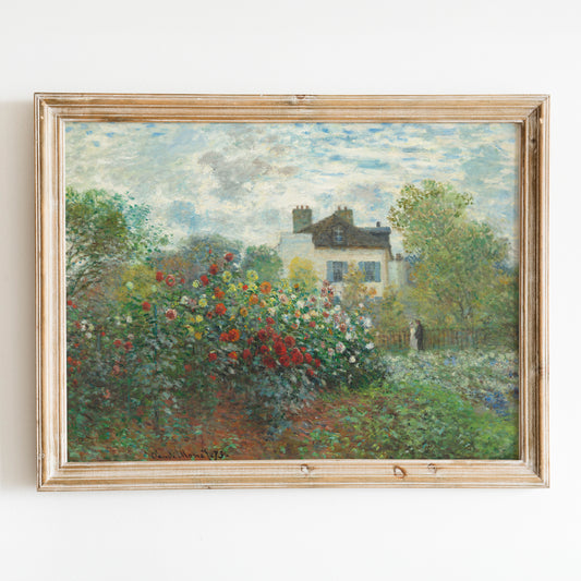 The Artist's Garden in Argenteuil (1873) by Claude Monet