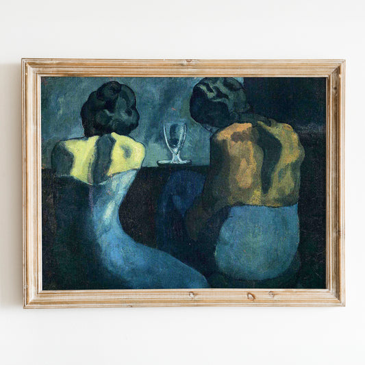 Two Women Sitting at a Bar 1902 by Pablo Picasso