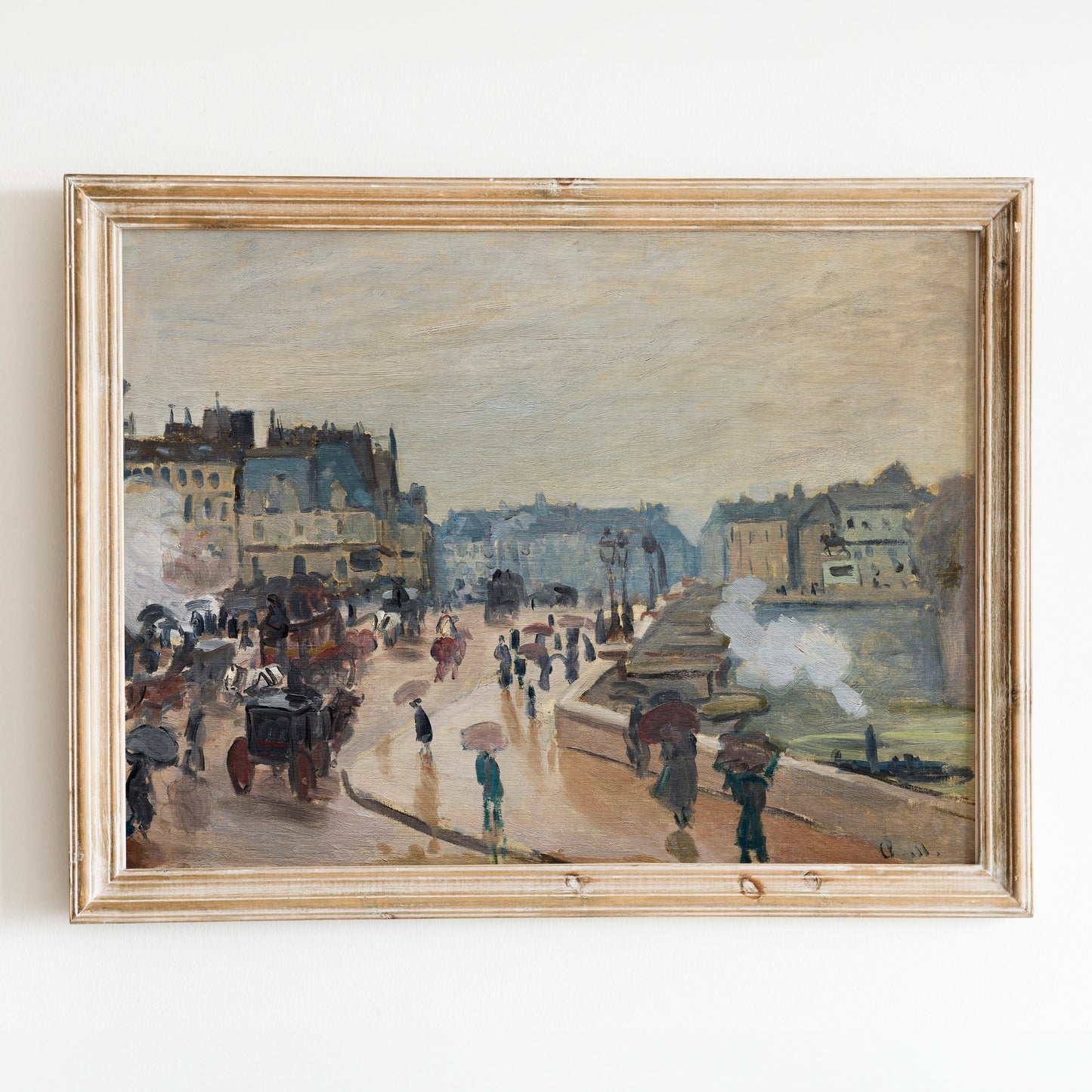 The Pont Neuf (1871) by Claude Monet