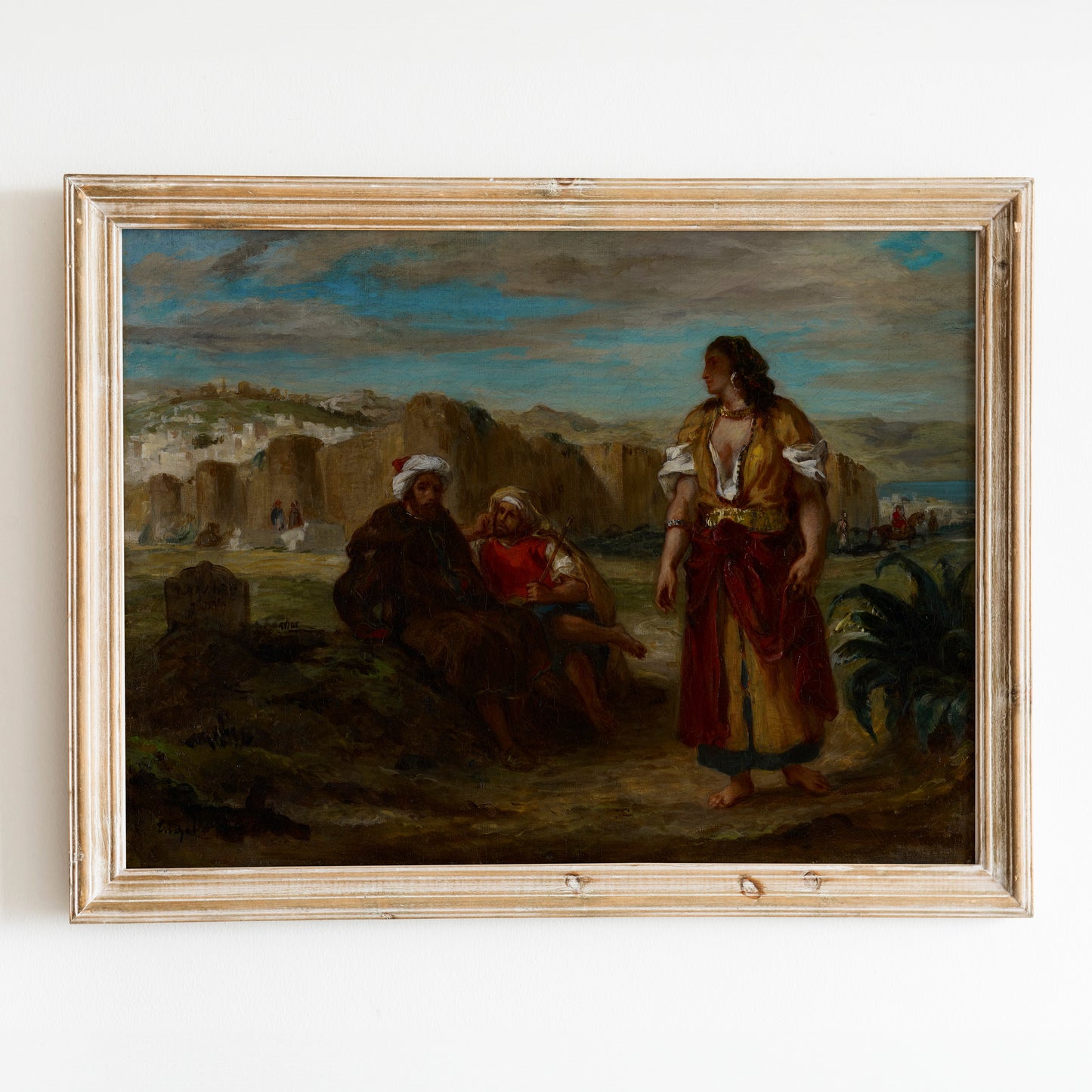 View of Tangier (1853) by Eugène Delacroix
