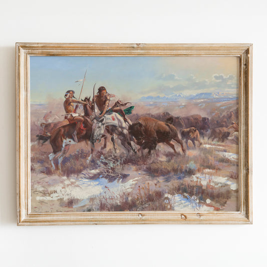 The Wounded Buffalo Charles M Russell