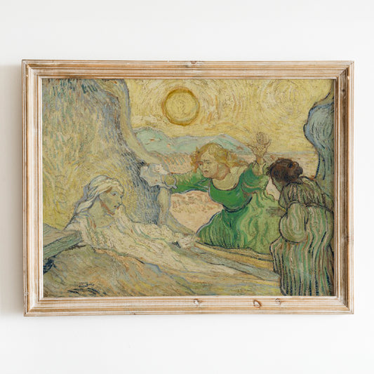 The Raising of Lazarus (1890) by Van Gogh