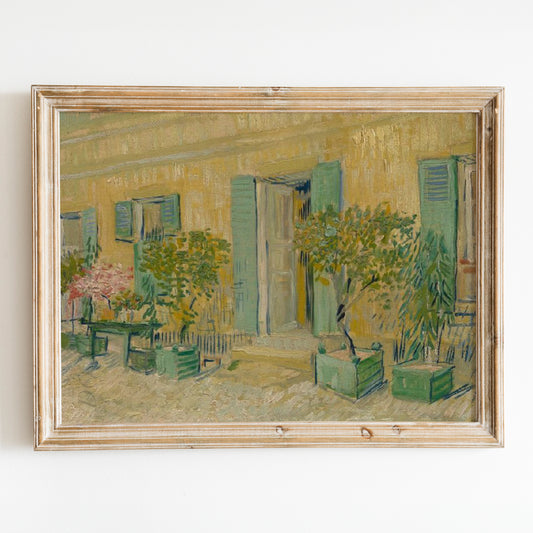 Exterior of a Restaurant in Asnières (1887) by Van Gogh